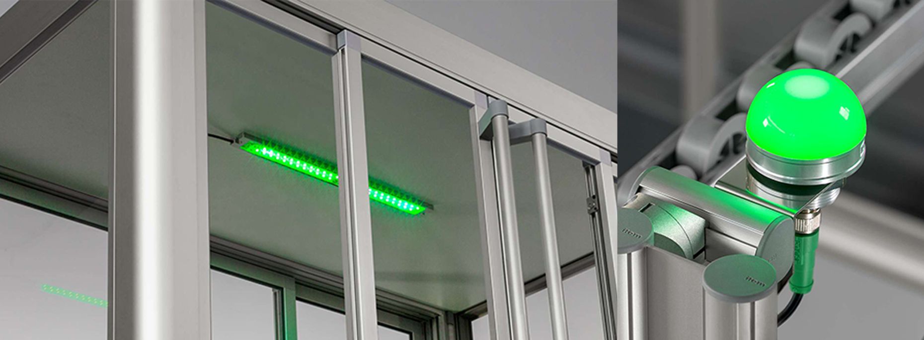 item Signalisierungslösungen: IO-Link LED-Streifen und Signalleuchten